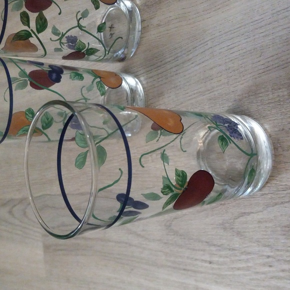 4 Princess House Garden Crystal Glasses - Picture 2 of 2